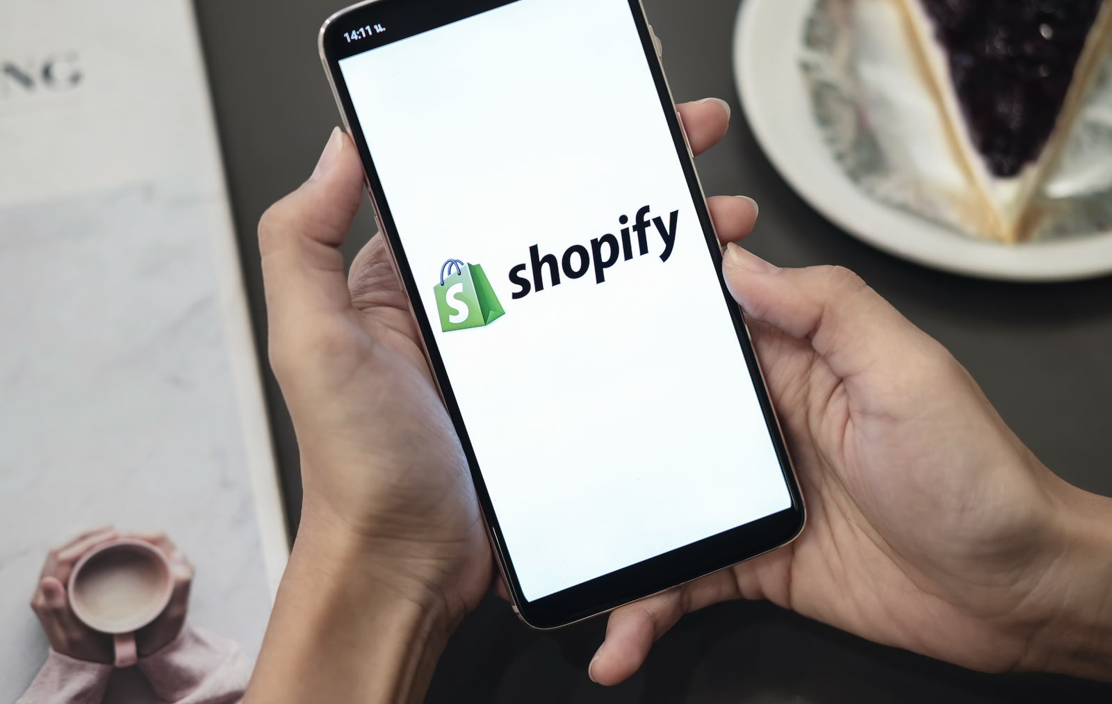 Shopify app op telefoon voor Shopify website laten bouwen